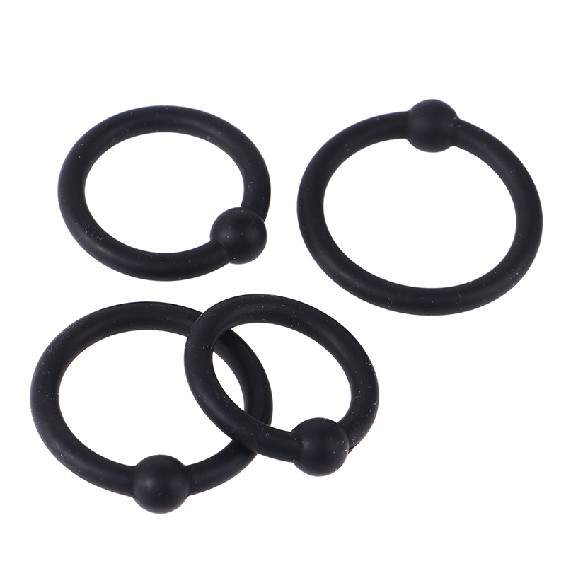 Men Accessories Combo - 4 قطع حلقات قضيب للرجال، حلقات