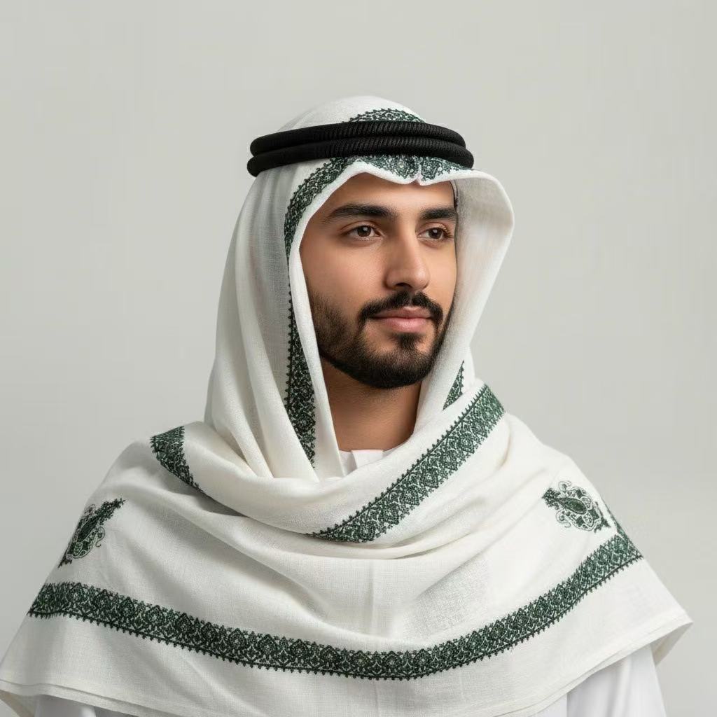Men'S Accessories - غطاء رأس إسلامي للرجال، وشاح رأس،