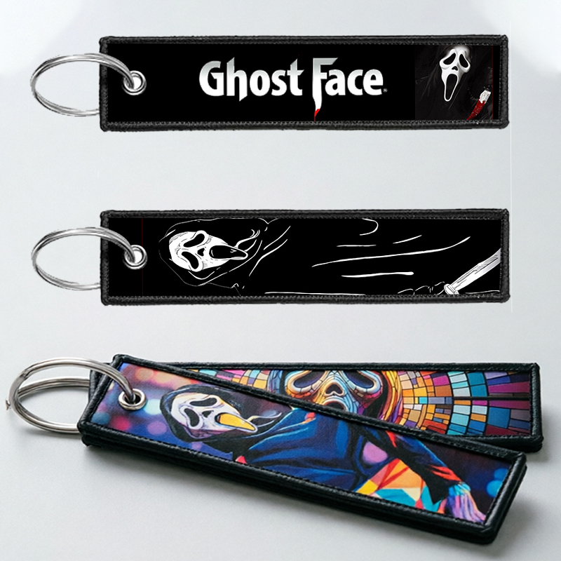 Men Accessories Ring - سلسلة مفاتيح GHOST FACE للرجال والنساء،