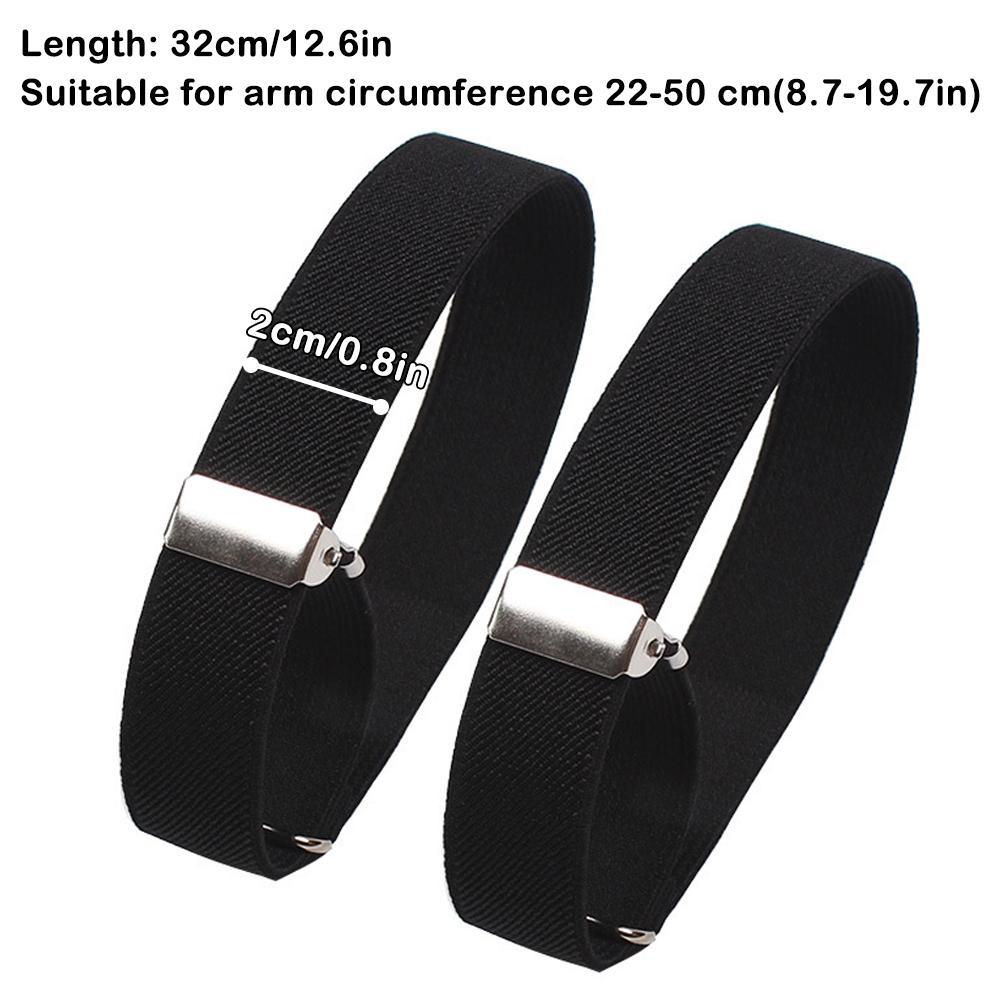 Men'S Accessories Clothing - قطعتان من أربطة الأكمام المرنة القابلة