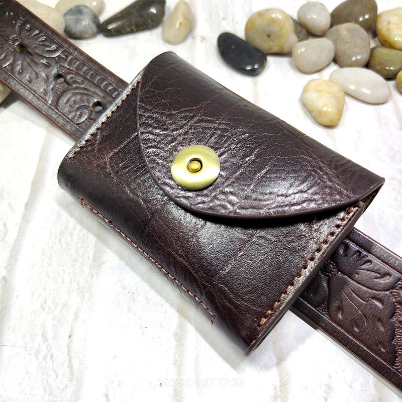 Coin Holder Men - Blongk حقيبة خصر صغيرة رقيقة حزام