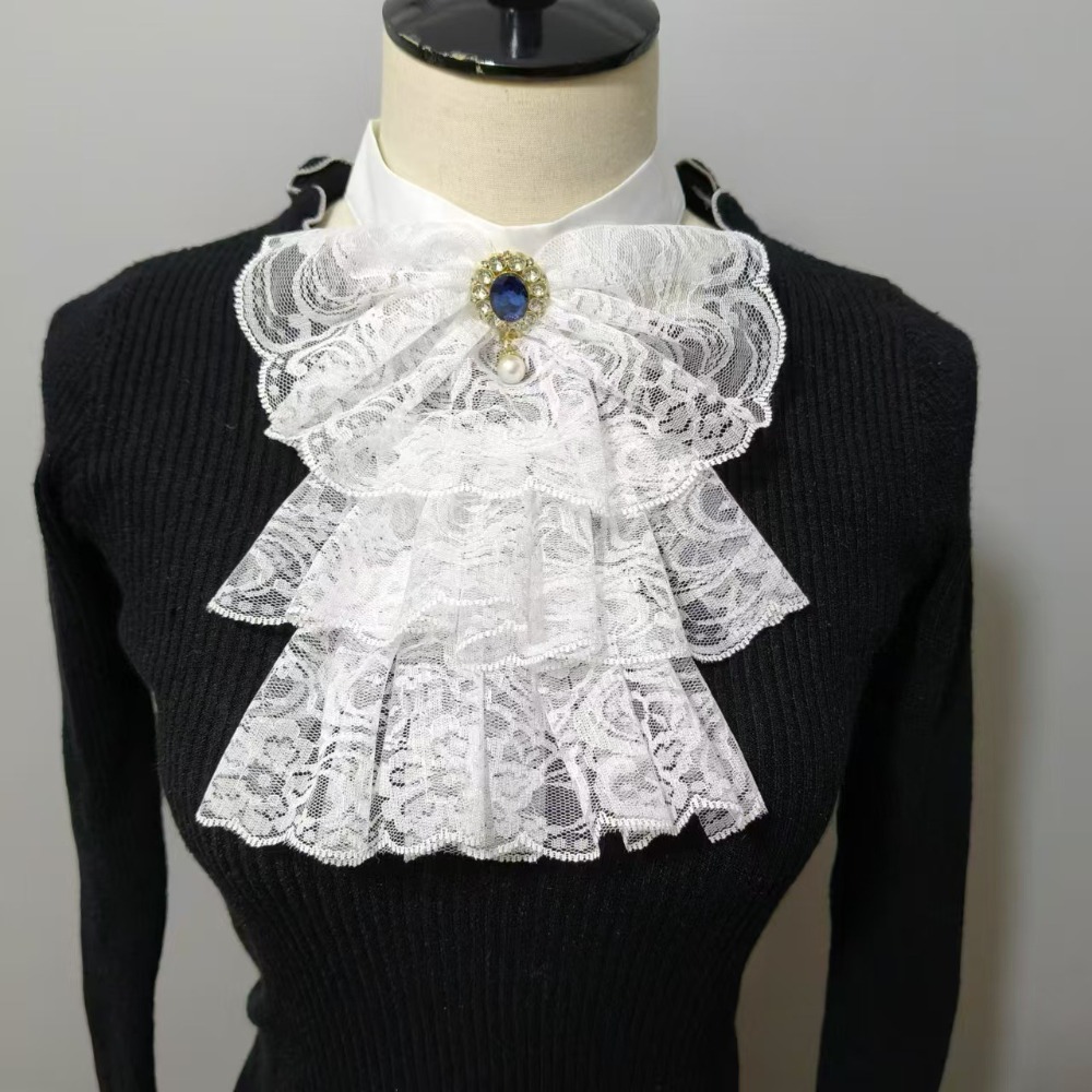 Men'S Victorian Accessories - ياقة دانتيل فيكتورية جديدة قابلة للفصل،