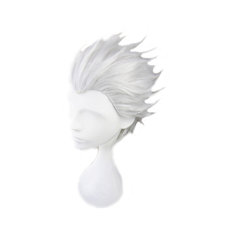 Men Accessories In Silver - Vergil شعر مستعار تأثيري قصير فضي