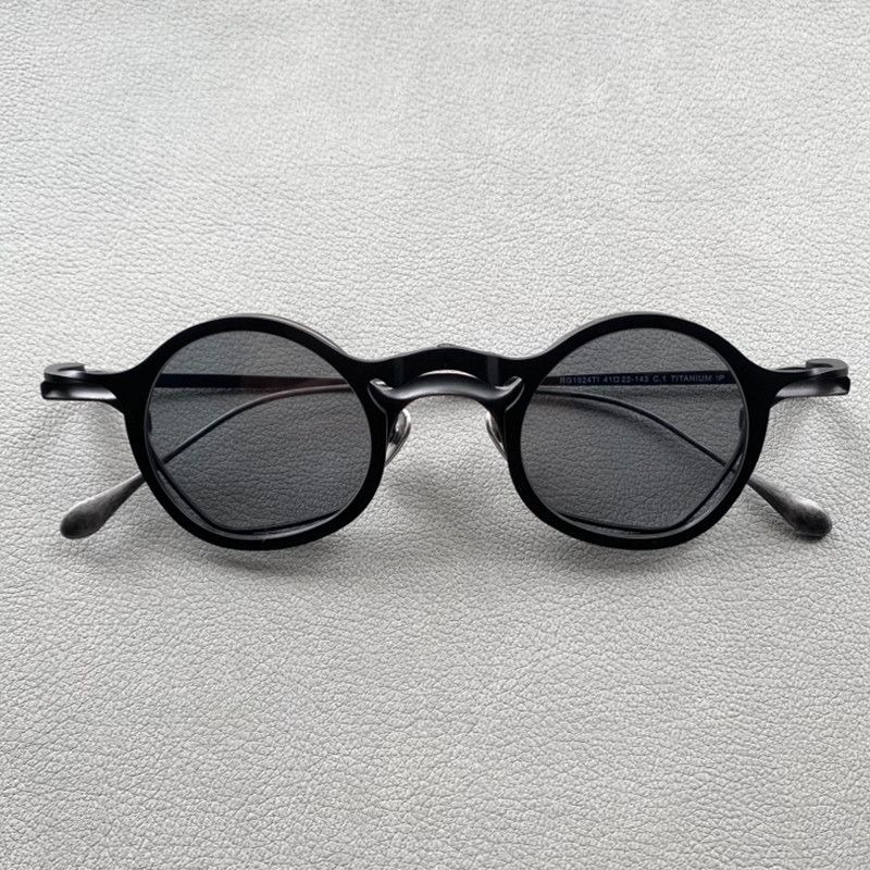 Men Accessories Hk - نظارات شمسية بمشبك مغناطيسي مستدير من
