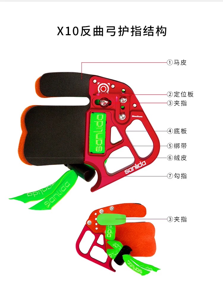 SANLIDA X10 الرماية إصبع تبويب - مراجعة Men'S Accessories Target وسعره