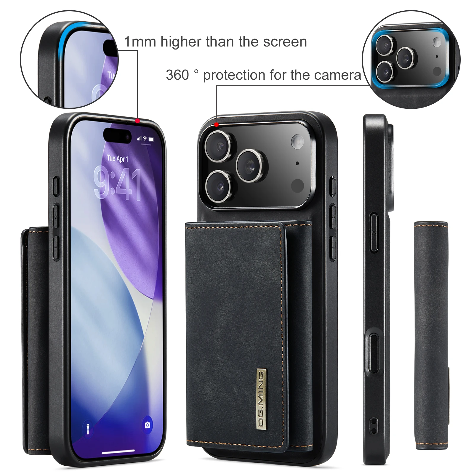 ل جديد آيفون 17 برو ماكس الهوا - مراجعة Phone Wallet Combo وسعره