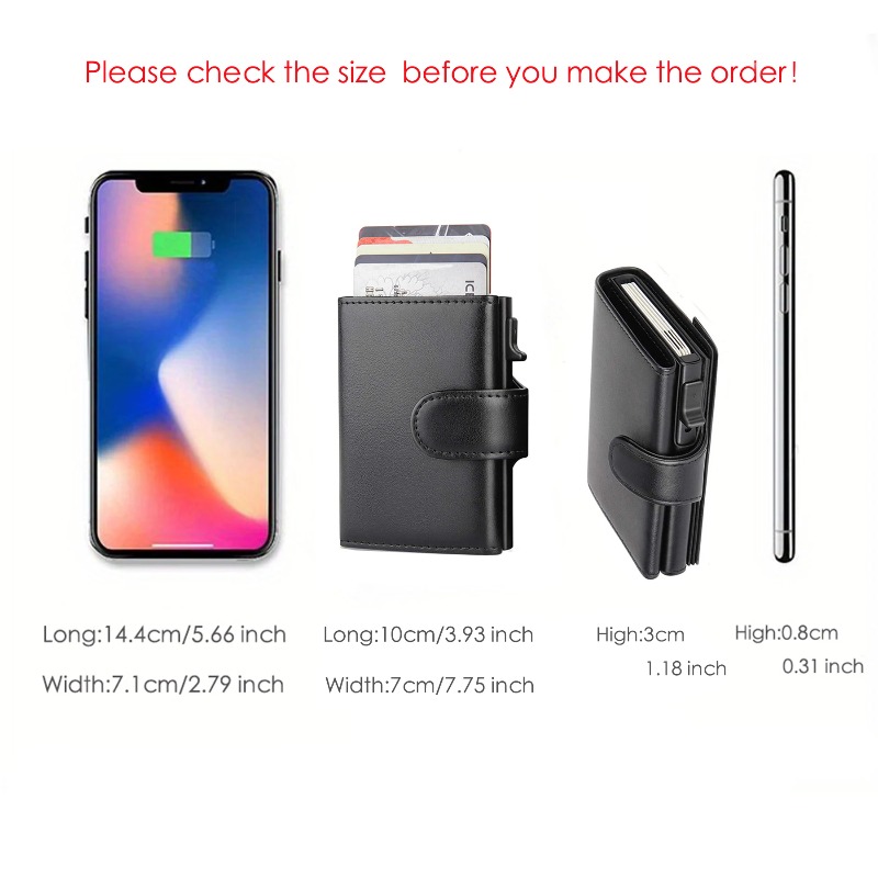 حافظة بطاقات عمل معدنية حامل ب - مراجعة Coin Holder Men وسعره