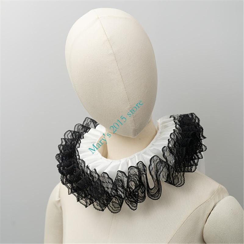 طوق مزخرف بياقة رقبة مكشكشة لت - مراجعة Men'S Victorian Accessories وسعره