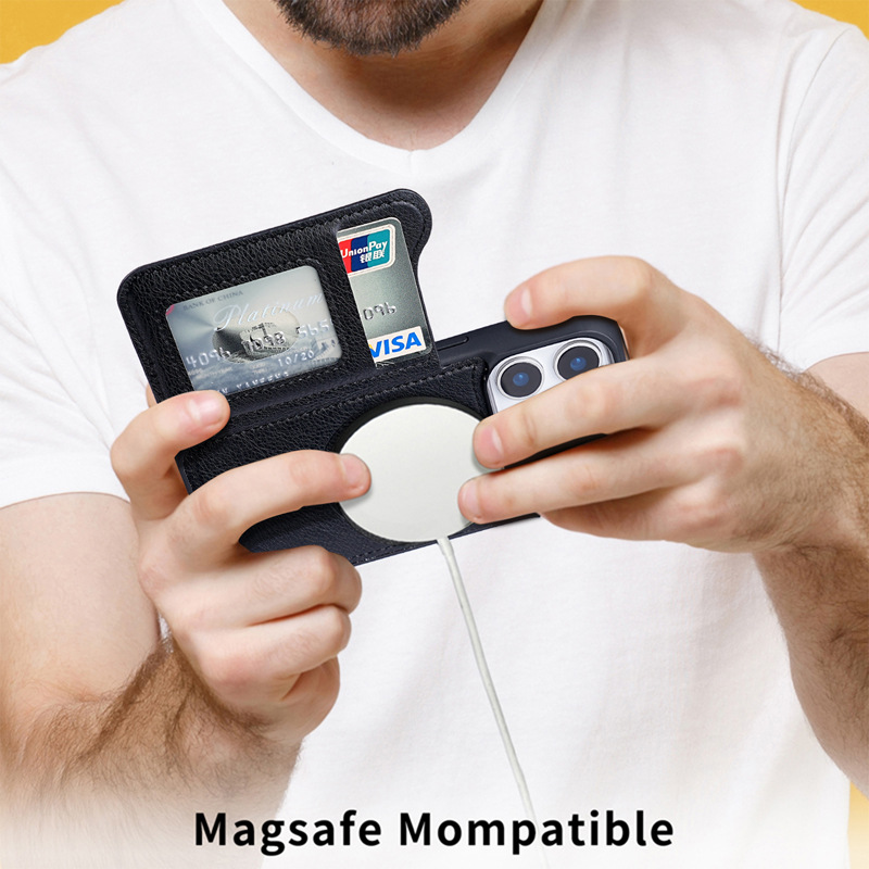 ل Magsafe المغناطيسي محفظة جلد - مراجعة Phone Wallet Combo وسعره