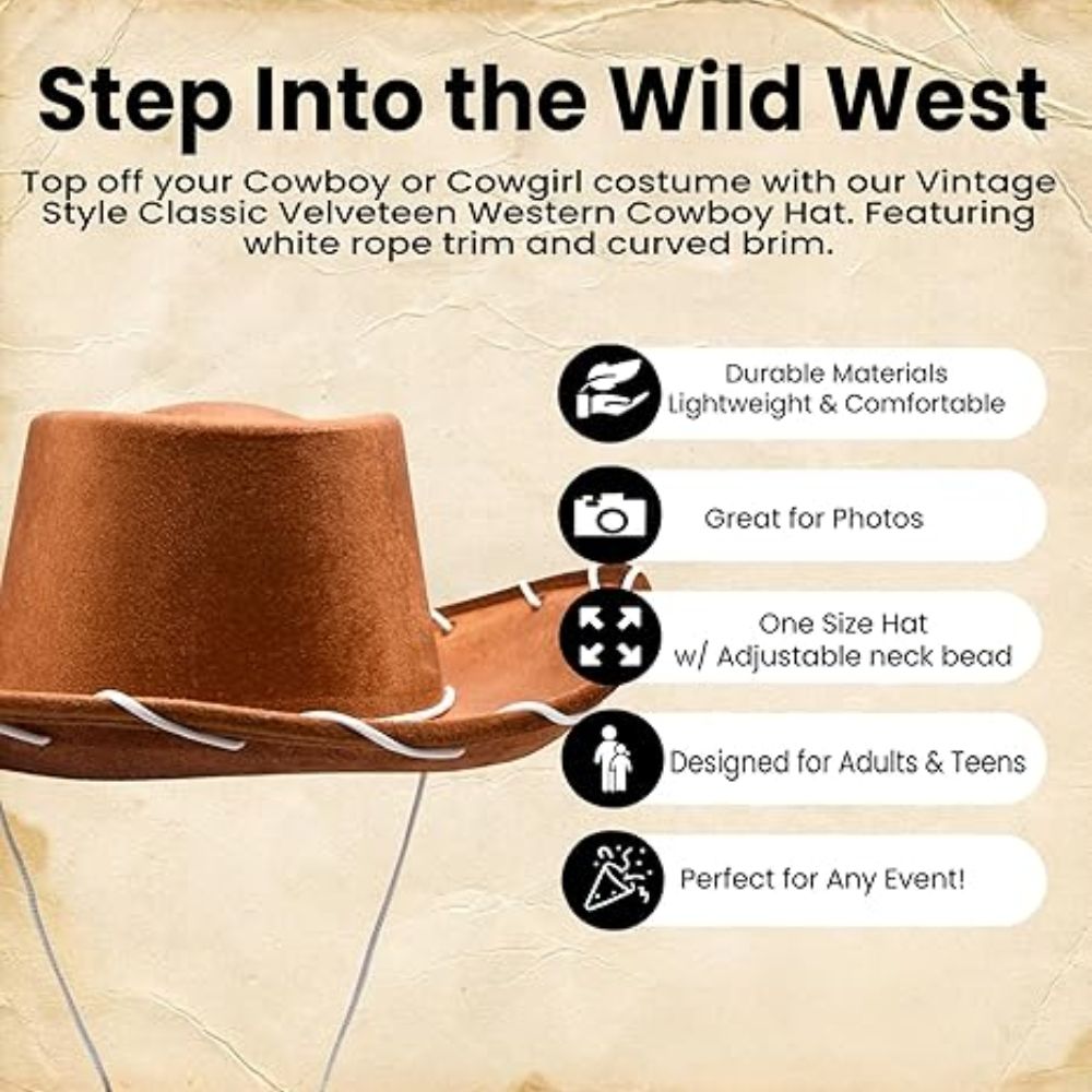 قبعة فانتازيا وودي جيسي التنكر - مراجعة Men Accessories Kit وسعره