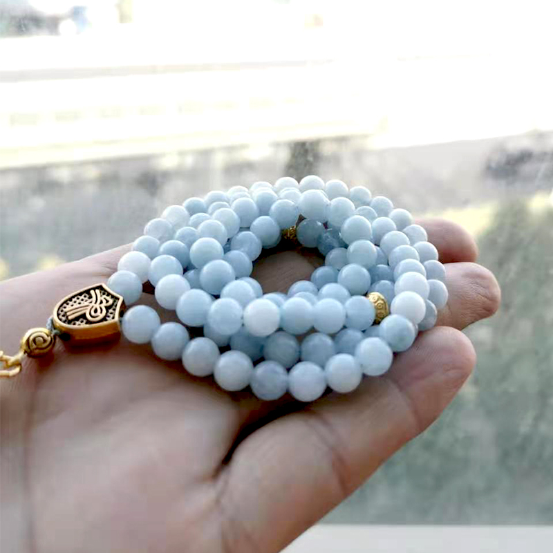 Tasbih الطبيعية الزبرجد حجر مس - مراجعة Men Accessories Hk وسعره