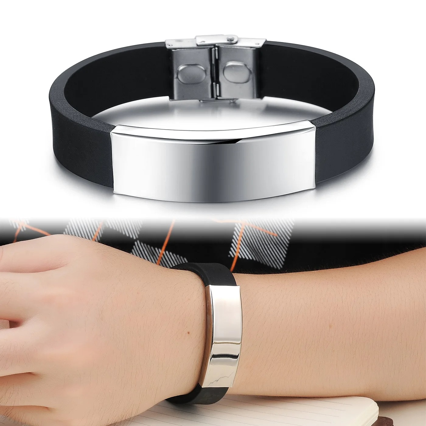 فاسق شعار مخصص اسم سيليكون سوا - مراجعة Men'S Accessories Luxury Brands وسعره