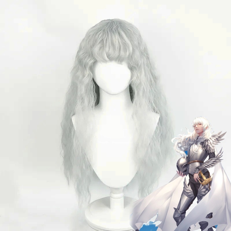 أنيمي لعبة Berserk شعر مستعار  - مراجعة Men Accessories In Silver وسعره