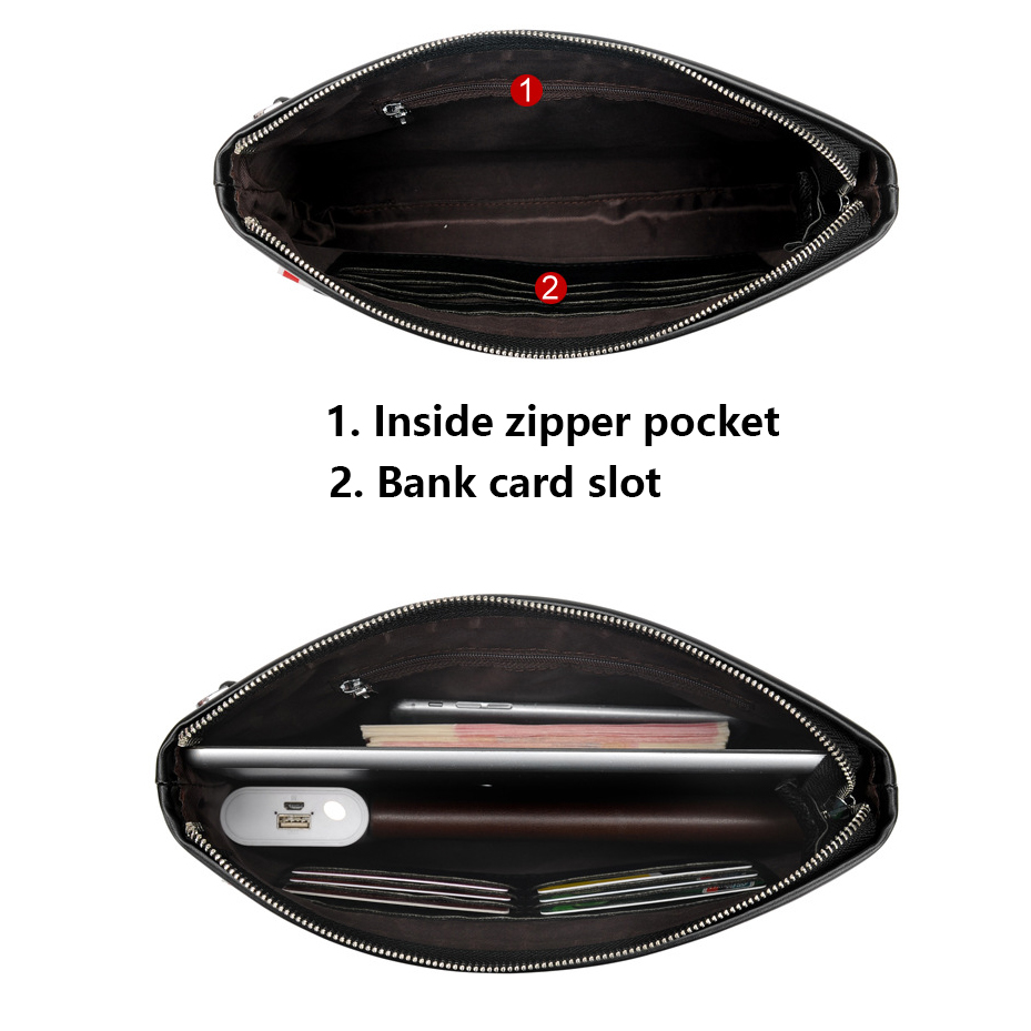 محفظة رجالية فاخرة من الجلد، ح - مراجعة Coin Holder Men وسعره