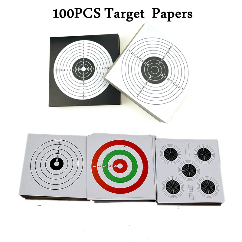 5.5 بوصة 100 قطعة أهداف ورقية  - مراجعة Men'S Accessories Target وسعره