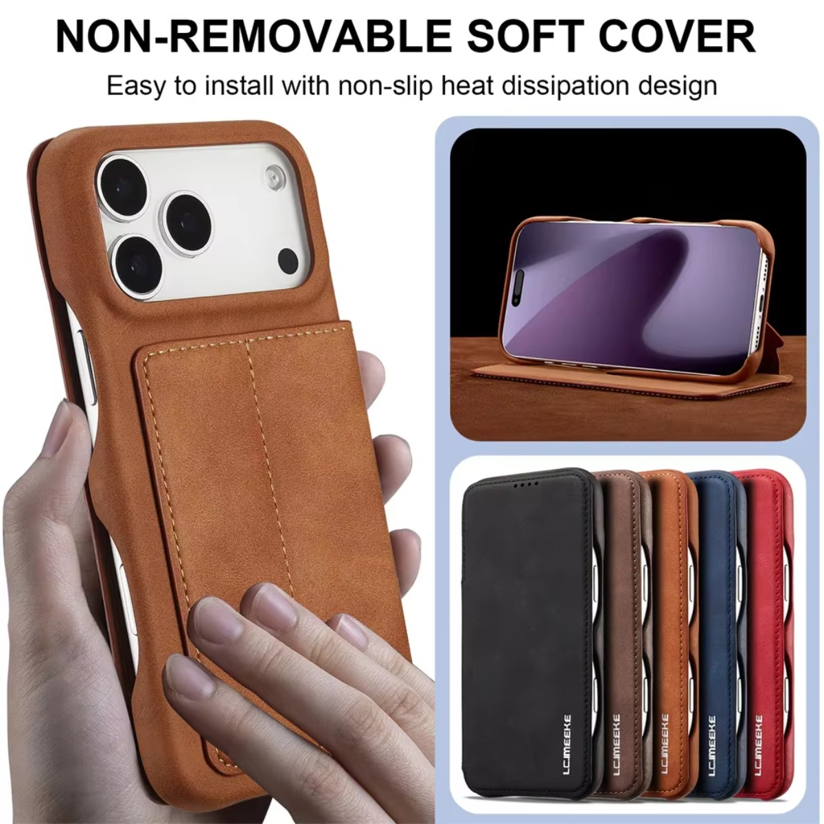 محفظة جلدية غطاء الوجه المغناط - مراجعة Phone Wallet Combo وسعره