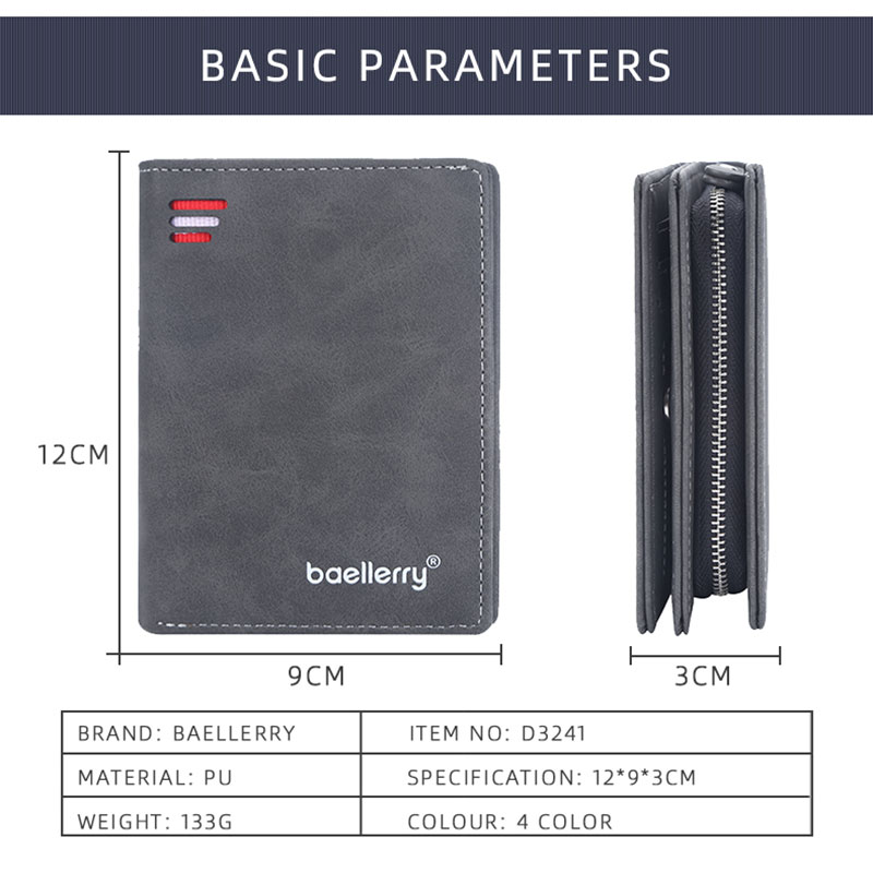 محفظة رجالية قصيرة جديدة من Ba - مراجعة Coin Holder Men وسعره