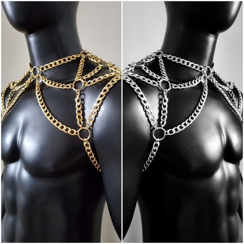 فاسق الرجال الكتف الجسم سلسلة  - مراجعة Men Accessories In Silver وسعره