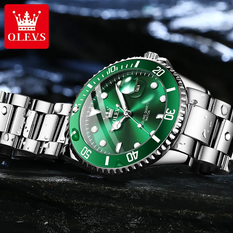 OLEVS ساعة كوارتز أصلية للرجال - مراجعة Men'S Accessories Luxury Brands وسعره