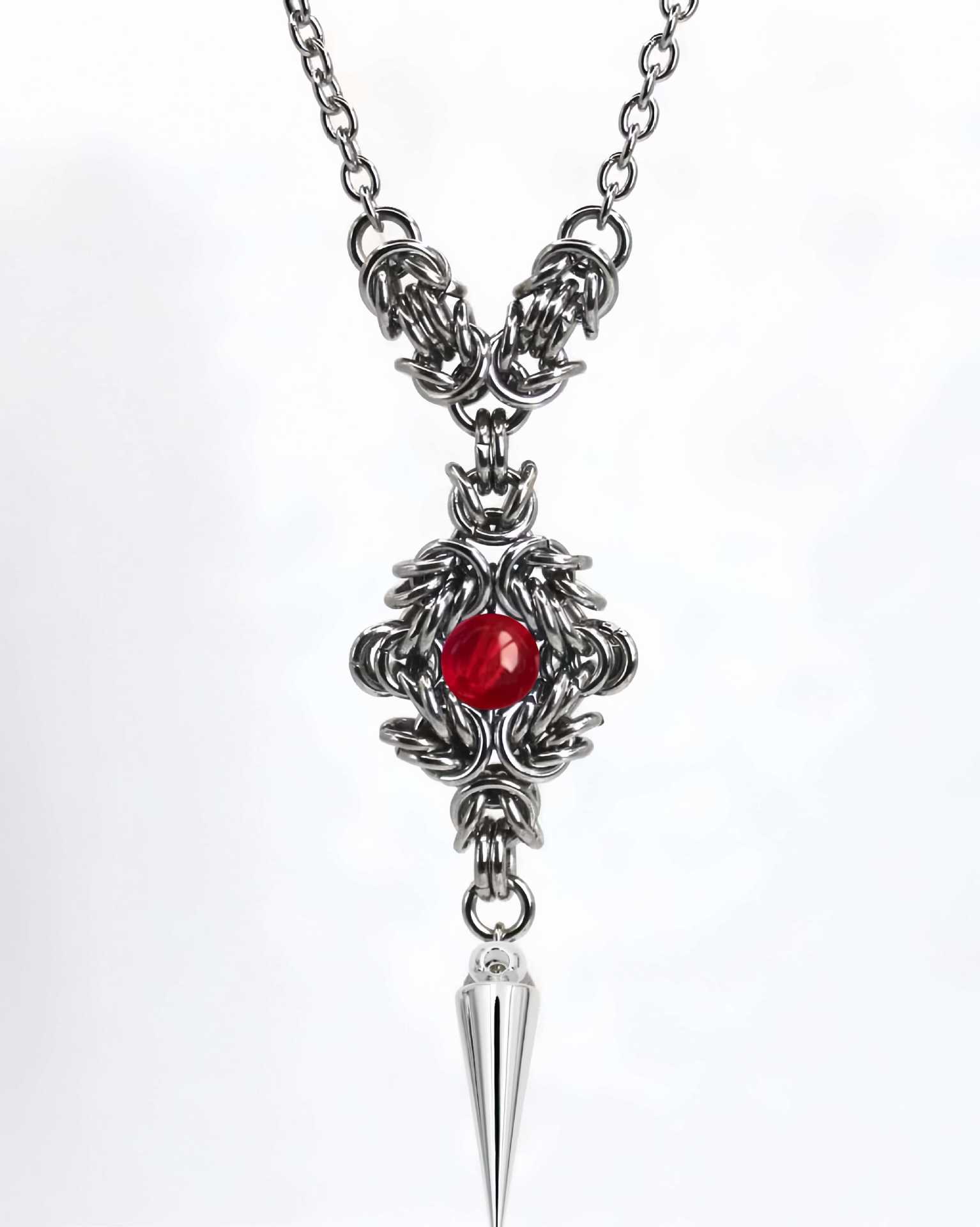 قلادة بتصميم بانك مزينة بالمسا - مراجعة Men'S Victorian Accessories وسعره
