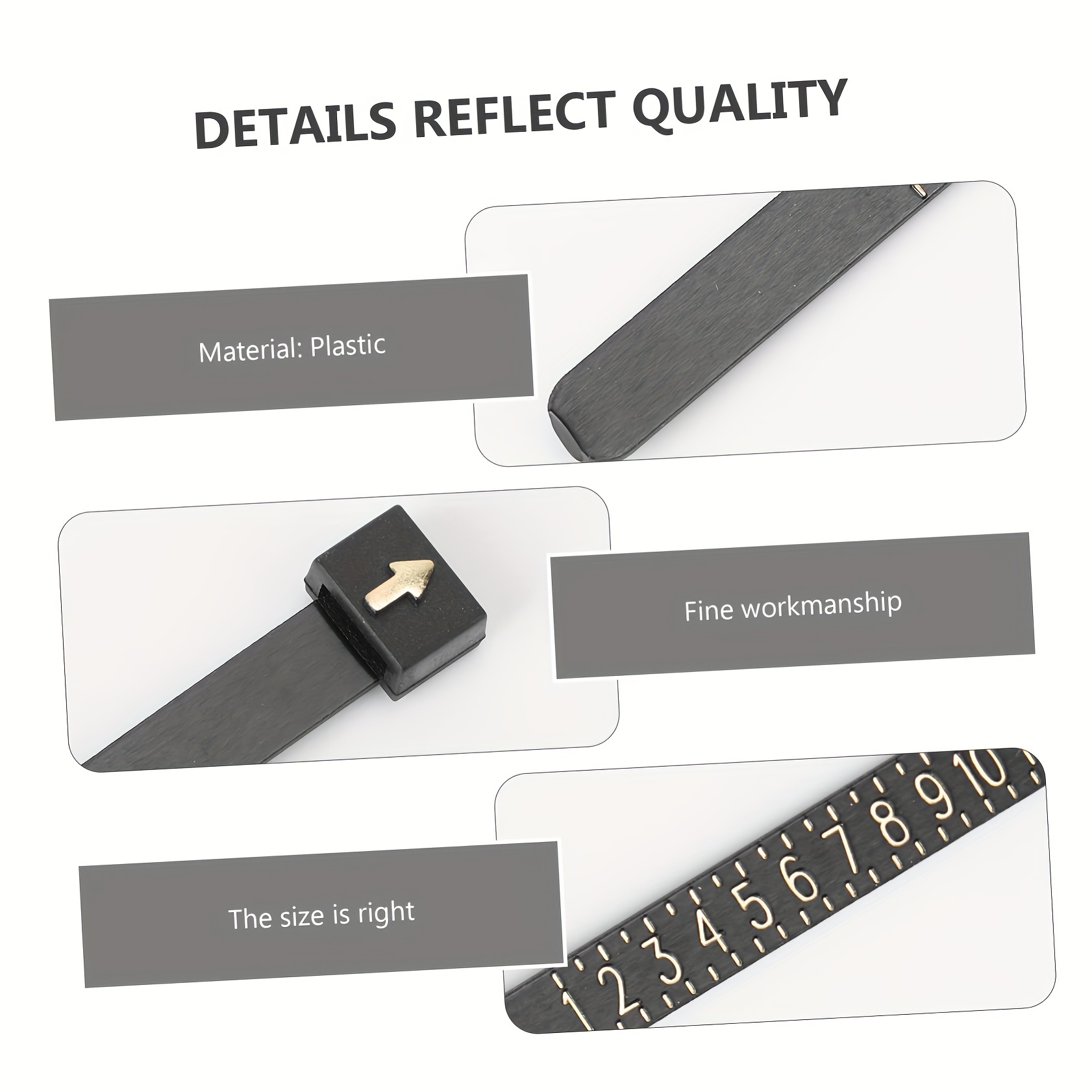 أداة قياس حجم الخاتم، أداة قيا - مراجعة Men Accessories Hk وسعره