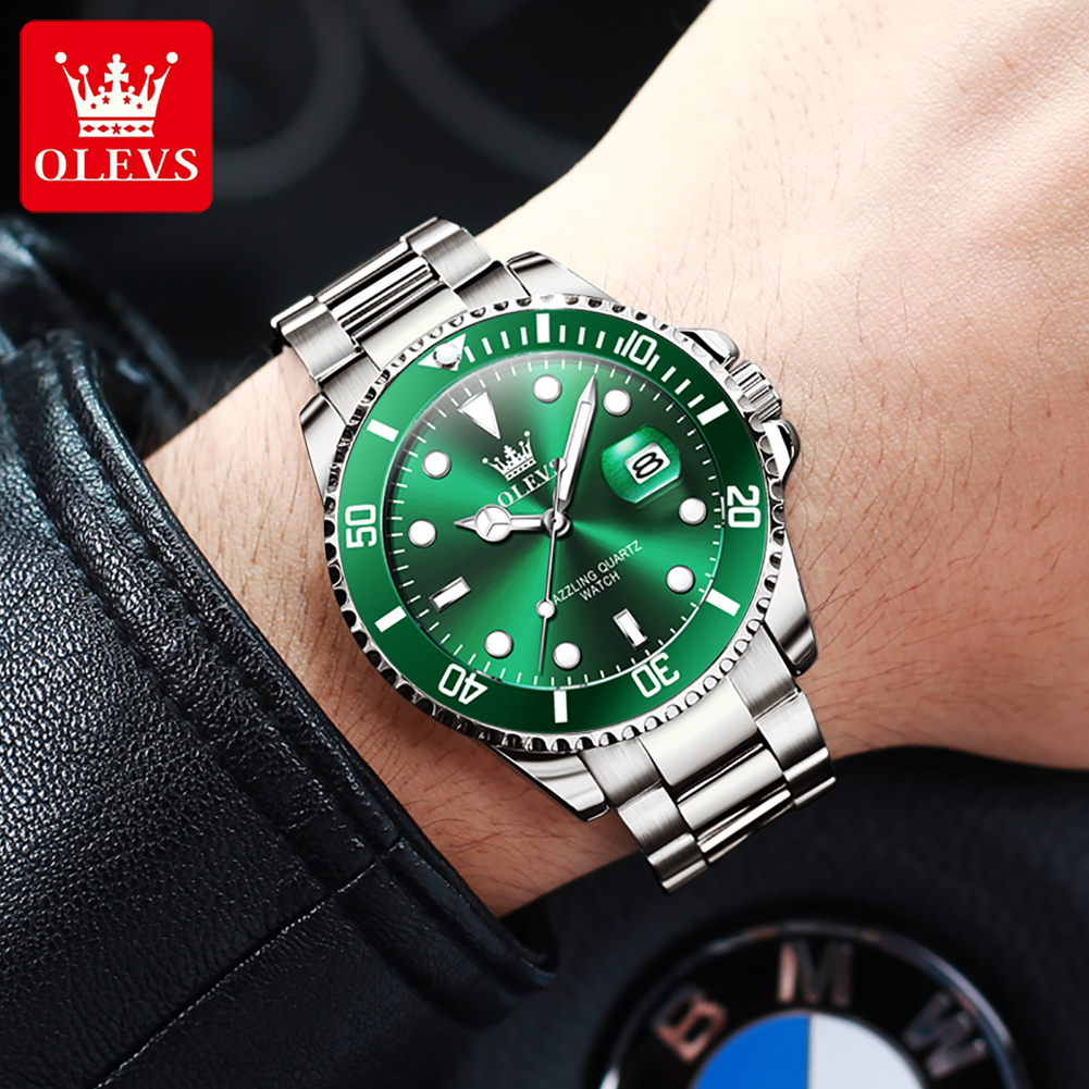 OLEVS ساعات رجالية 5885G العلا - مراجعة Men'S Accessories Luxury Brands وسعره