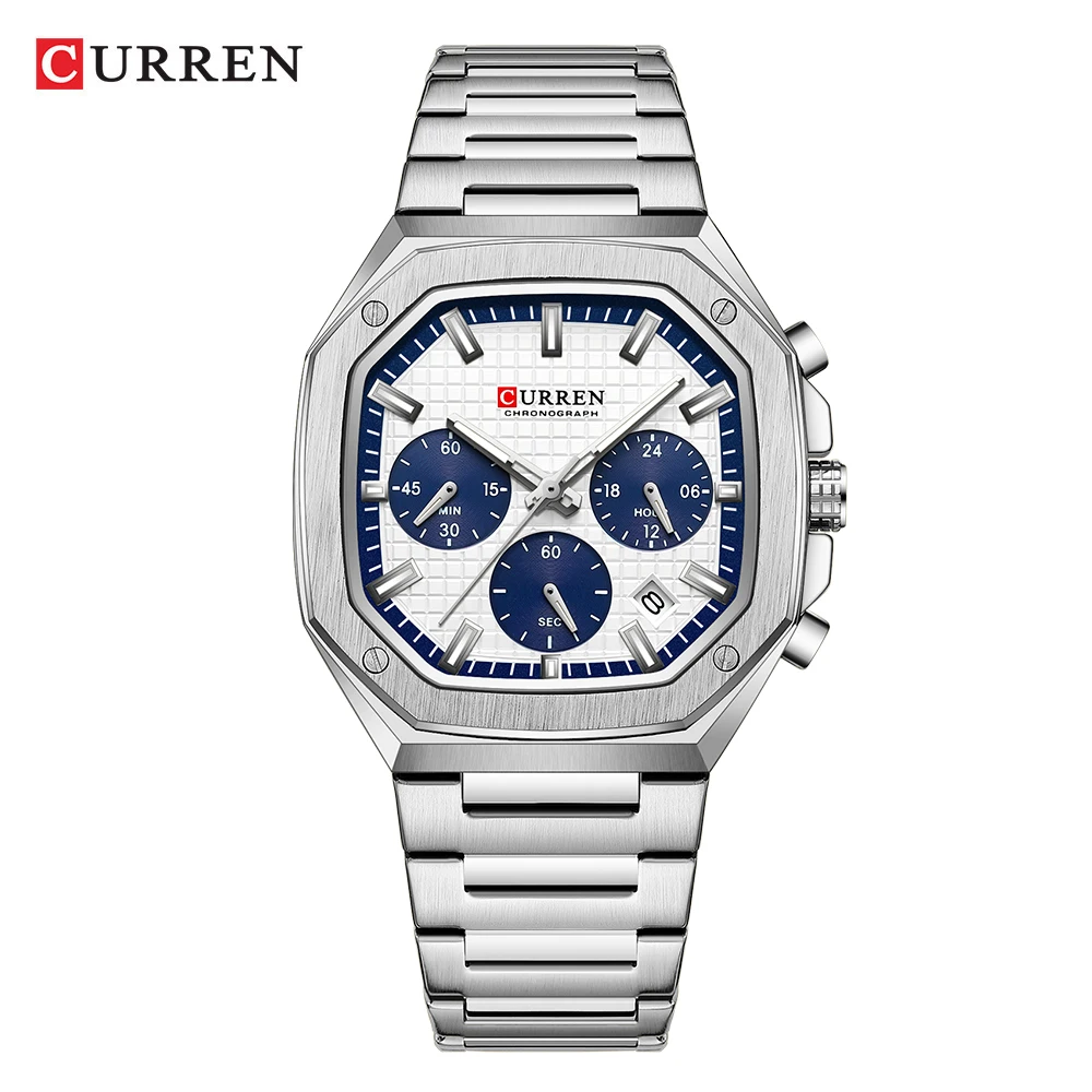 Curren-ساعة يد رجالية ، رياضة  - مراجعة Men'S Accessories Luxury Brands وسعره